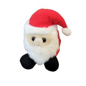 Swibco Vintage 1994 Puffkins HO HO Santa Claus Christmas Decor Plush